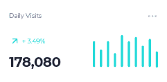 Daily Visits Infographic